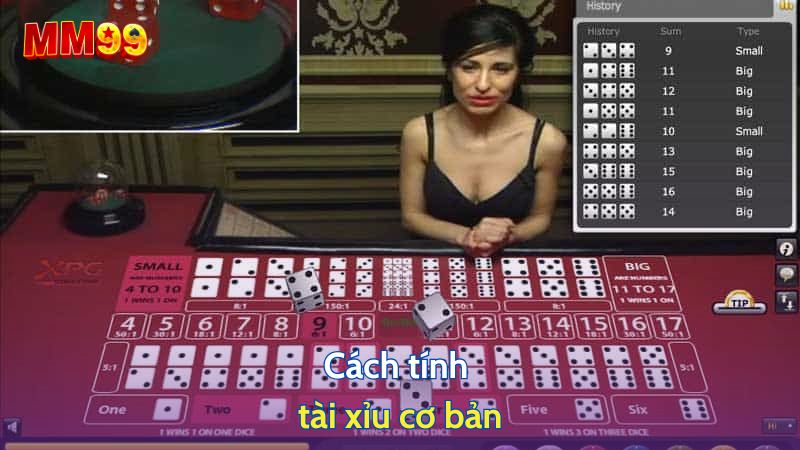 Cách tính tài xỉu cơ bản